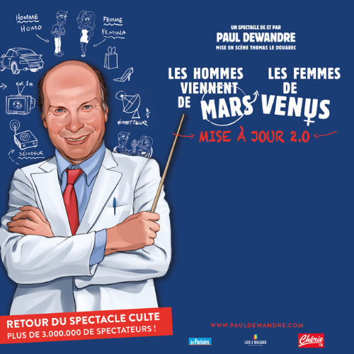 Spectacle Les hommes viennent de Mars les femmes de Vénus Ouest