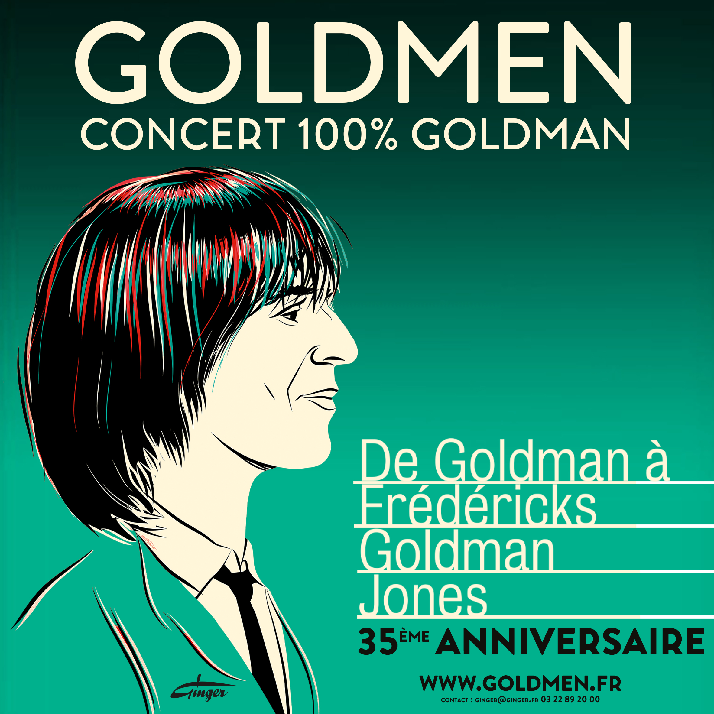 Concert Goldmen dans l'ouest
