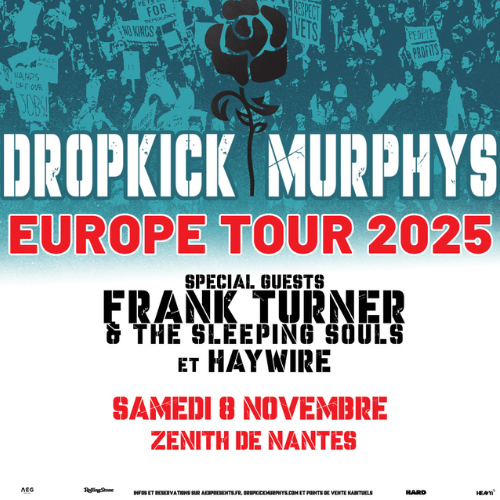 Concert Dropkick murphys Nantes